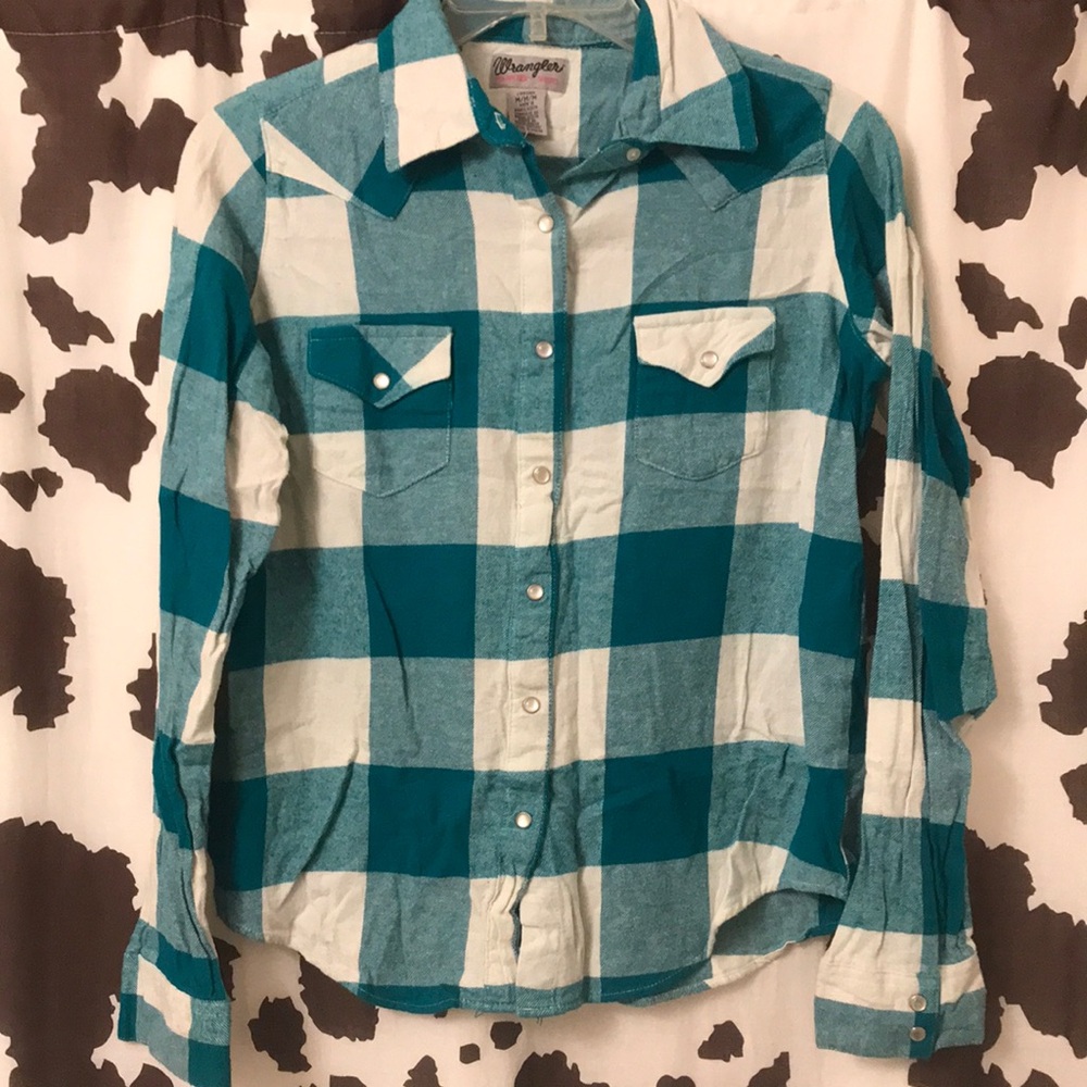 Wrangler Flannel Button-Up Shirt